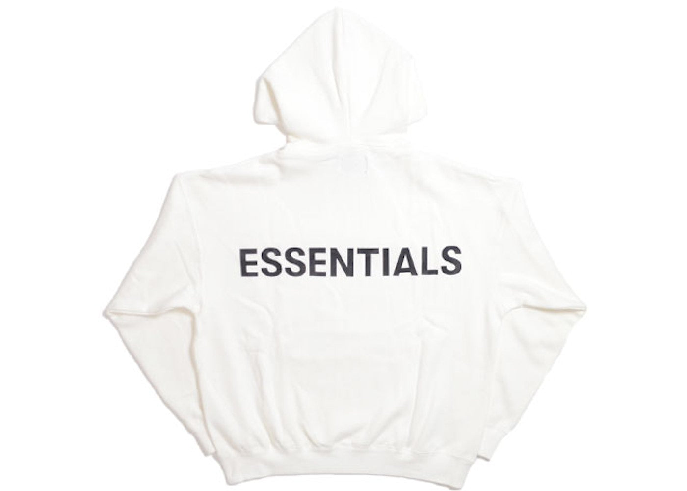 FEAR OF GOD ESSENTIALS 3M LOGO PULLOVER HOODIE WHITE